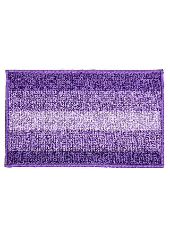 Status Contract Anti Slip Front Door Mat| Living Room Rug for Entrance Doors|Polypropylene Floor Mats Home|Essential Small Rugs for Office, Bedroom & Kitchen| (Purple)-Pack of 2, 38 X 58 Cm  - Image 2