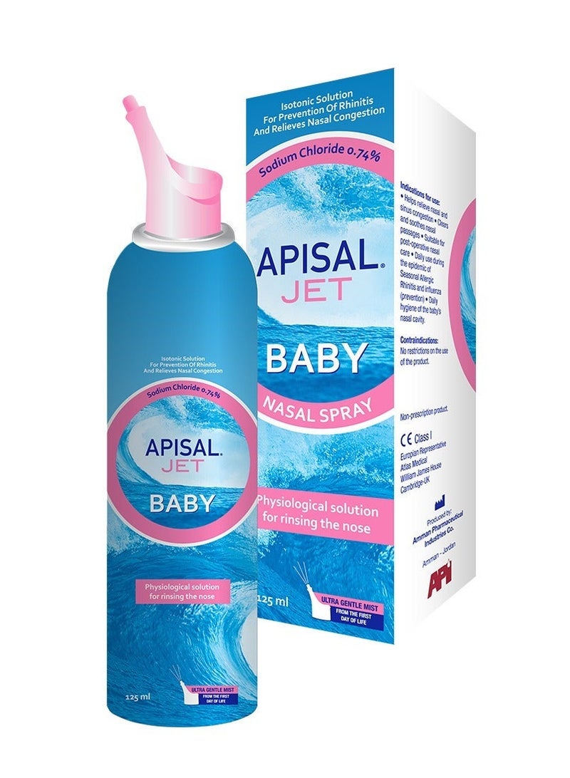 Apisal Jet Baby Nasal Spray 125ml