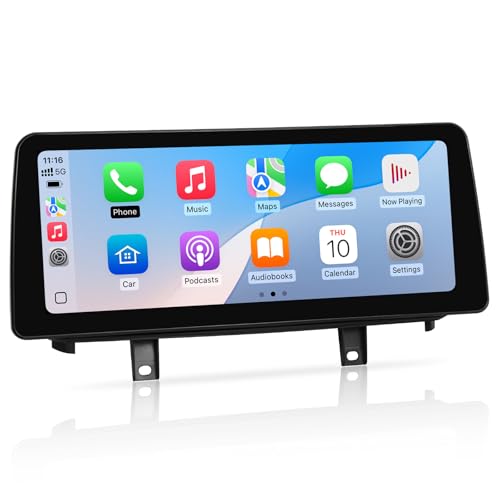 AINAVI 12.3 inch Touch Screen for BMW X5 X6 CIC E70 E71 (2011-2013) Wireless CarPlay Android Auto Upgrade Factory Car Radio Retain Original Amplifier Stereo Sound System - Image 1