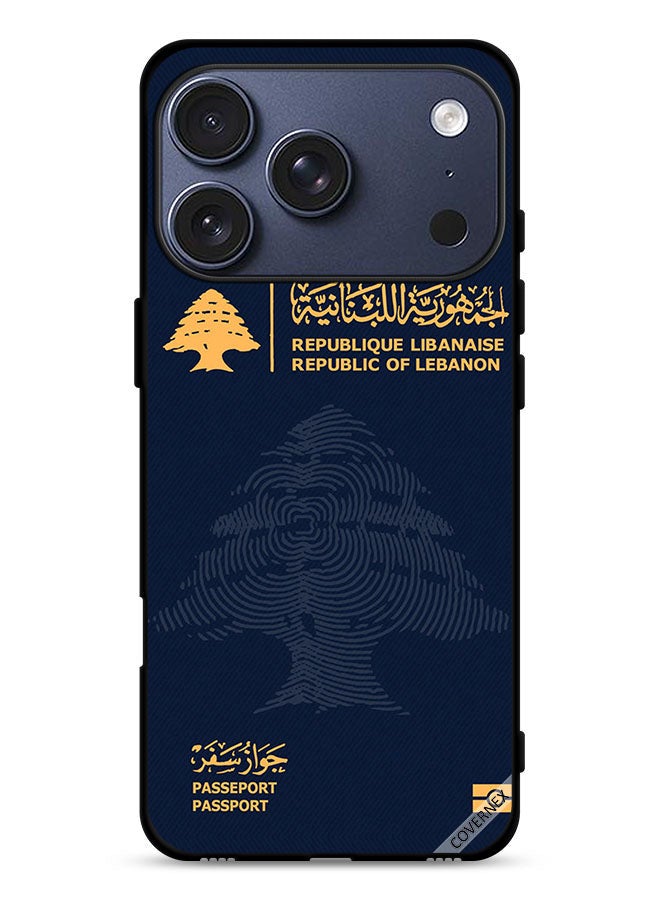 Covernex Apple iPhone 17 Pro Protective Case Cover Lebanon Passport - Image 1