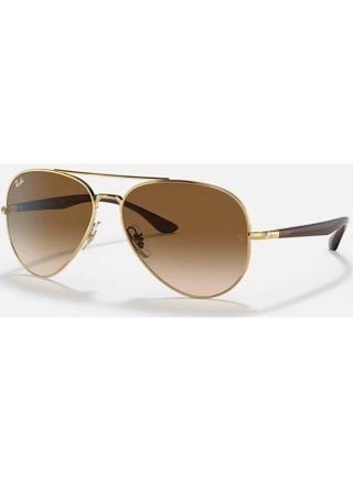 Men UV Protection Aviator Shape Sunglasses RB-3675-58-001/51 - Gold
