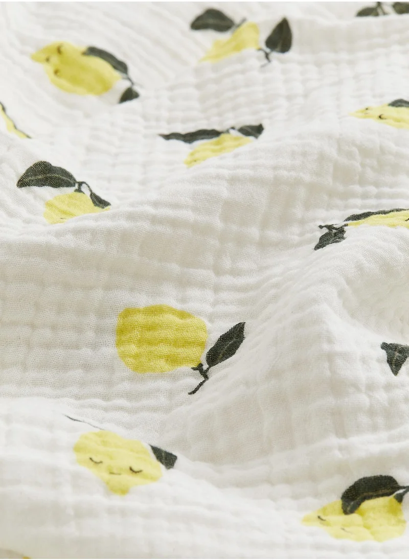 H&M Printed Muslin Blanket
