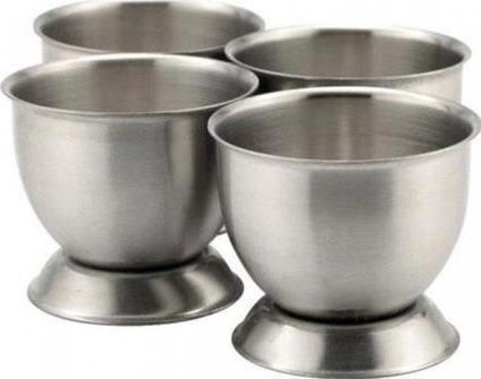 EGG CUPS STAINLESS STEEL SILVER 1PACK