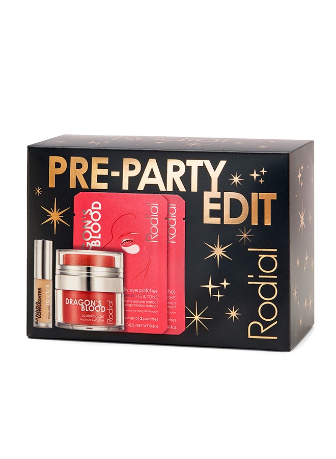 روديال Pre Party Edit | Ultimate Pre-Event Glow & Prep Skincare Kit | Radiance-Boosting Essentials for Hydrated, Smooth, Makeup-Ready Skin | Gift Set - Image 2