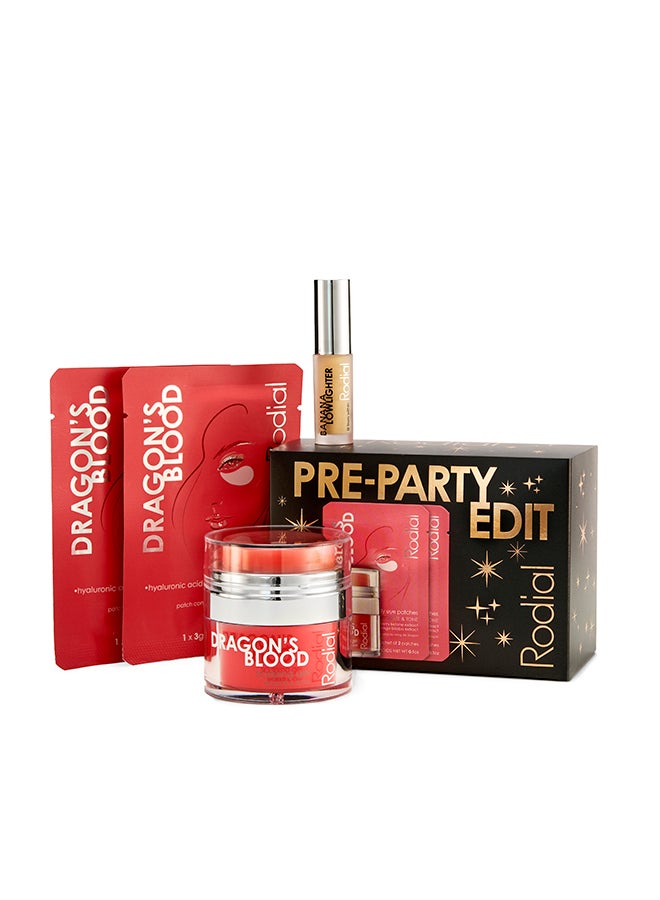 روديال Pre Party Edit | Ultimate Pre-Event Glow & Prep Skincare Kit | Radiance-Boosting Essentials for Hydrated, Smooth, Makeup-Ready Skin | Gift Set - Image 1