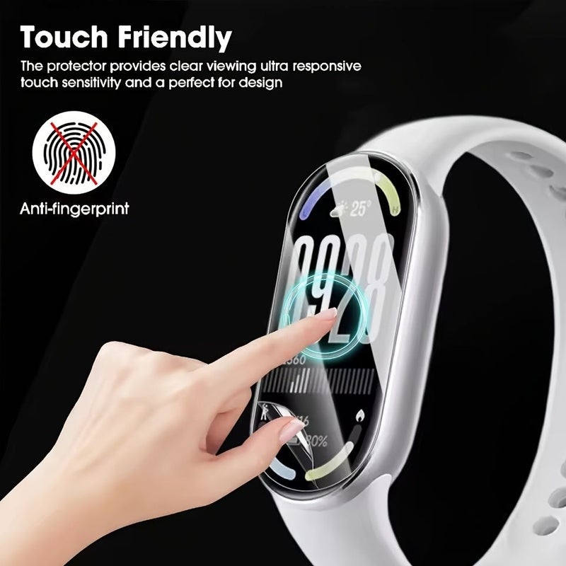 واقي شاشة من الهيدروجيل متوافق مع Xiaomi Mi Band 10 - عبوة من 3 قطع - Image 5