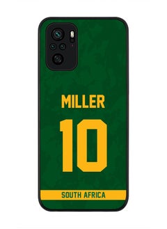 Rugged Black Edge Case for Redmi Note 10S / Redmi Note 10 4G, Slim fit Soft Case Flexible thin Cover - Player Name - AB de Villiers, Jersey Number- 17