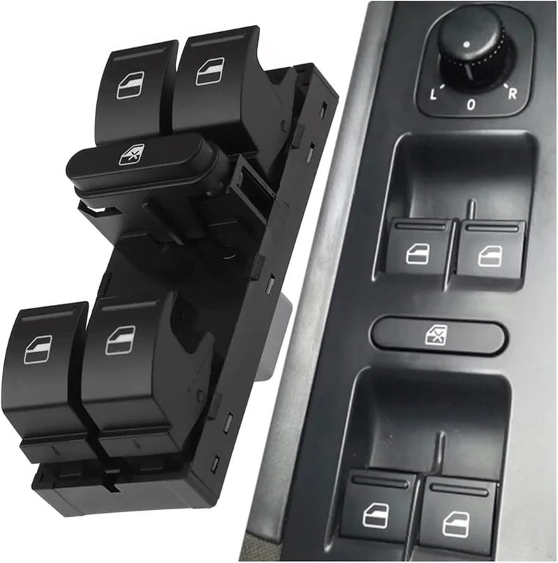 Electric Power Window Switch Front Left Compatible With VW Tiguan Golf Jetta Passat 2003 2011 - Image 3