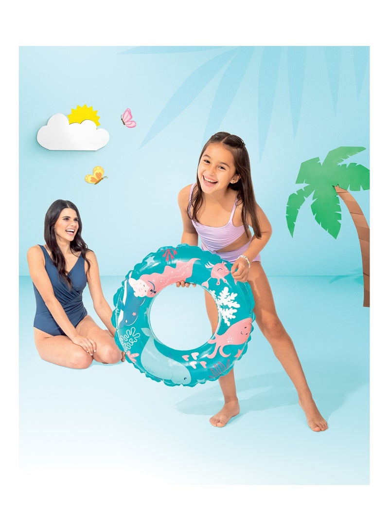 INTEX Transparent Inflatable Swim Rings 61cm - Image 3