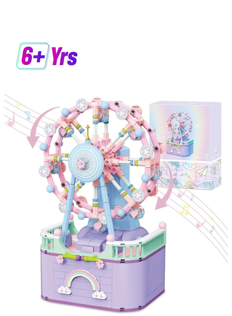 general Music Box Building Toys, 710 Pieces Spin the Ferris Wheel DIY Building Kit – The Ideal Gift for Kids & Adults 6-12 Years Old – Perfect for Birthdays - Image 1