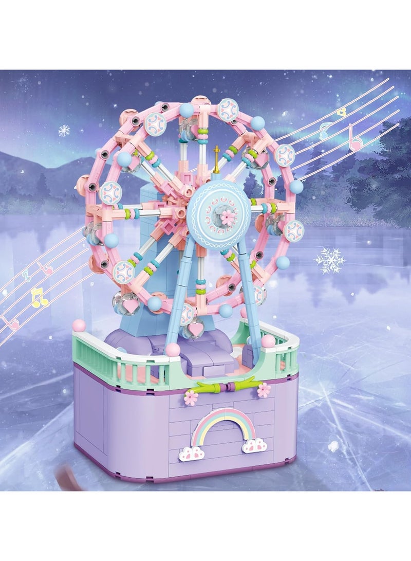 general Music Box Building Toys, 710 Pieces Spin the Ferris Wheel DIY Building Kit – The Ideal Gift for Kids & Adults 6-12 Years Old – Perfect for Birthdays - Image 4