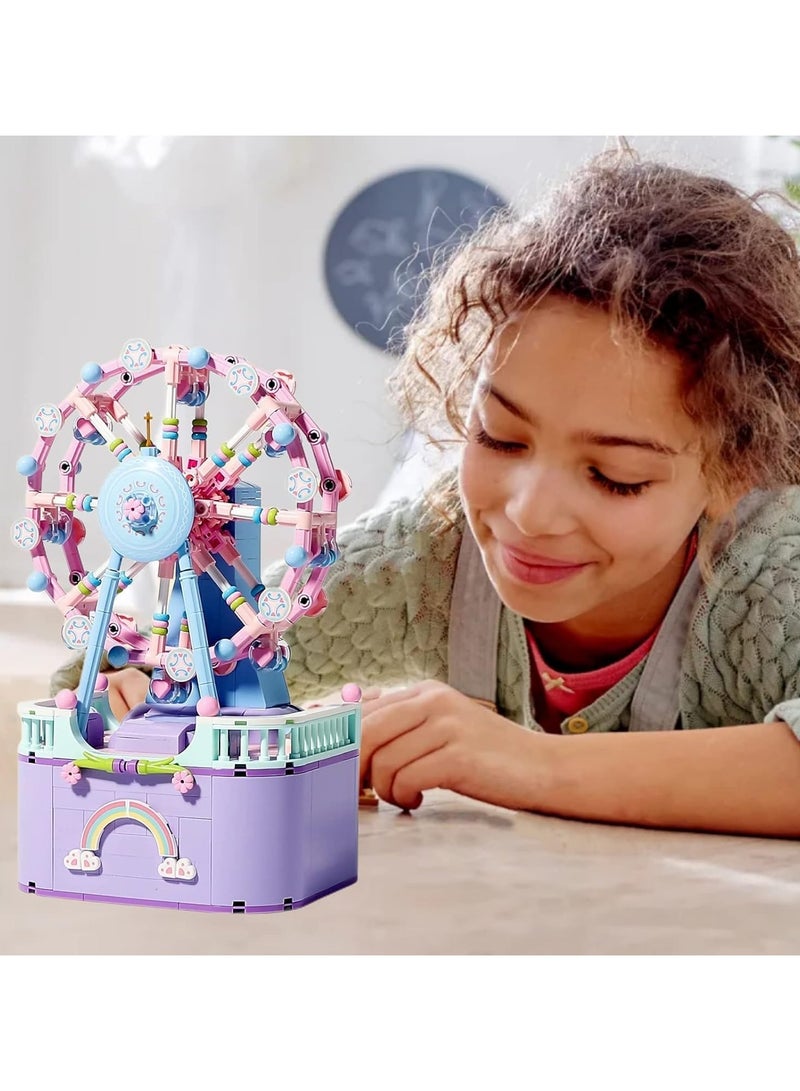 general Music Box Building Toys, 710 Pieces Spin the Ferris Wheel DIY Building Kit – The Ideal Gift for Kids & Adults 6-12 Years Old – Perfect for Birthdays - Image 2