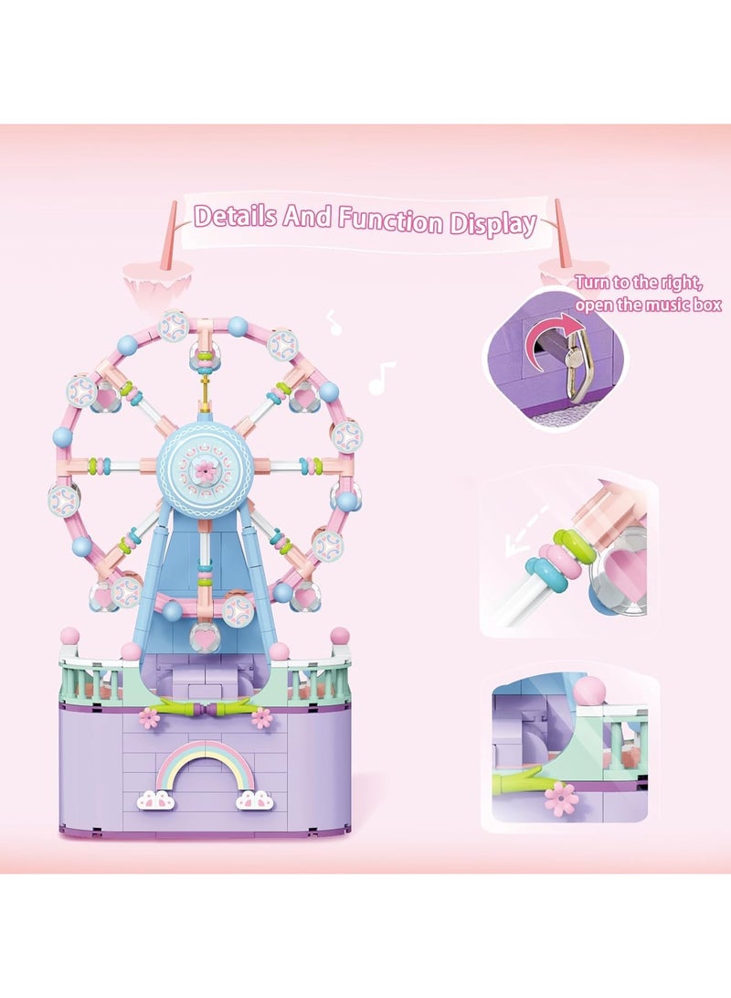 general Music Box Building Toys, 710 Pieces Spin the Ferris Wheel DIY Building Kit – The Ideal Gift for Kids & Adults 6-12 Years Old – Perfect for Birthdays - Image 3