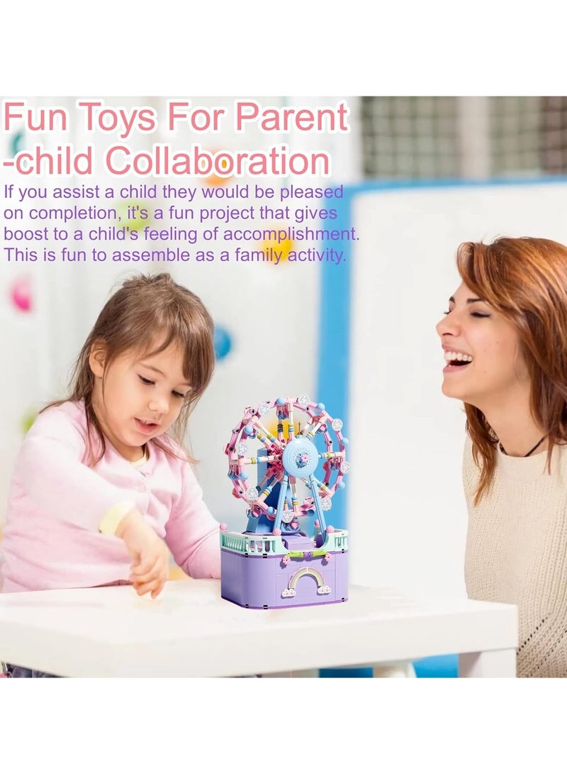 general Music Box Building Toys, 710 Pieces Spin the Ferris Wheel DIY Building Kit – The Ideal Gift for Kids & Adults 6-12 Years Old – Perfect for Birthdays - Image 5
