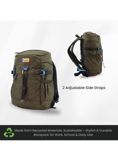 Discovery Discovery ICON 25 L Backpack Khaki Padded Laptop Backpack Durable Water Resistent Backpack Hiking Outdoor Travel Backpack For Men And Women  - Image 3