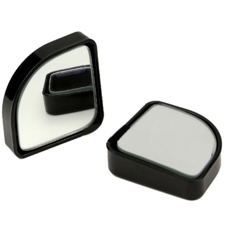 Adjustable Wide Angle Convex Rearview Mirror For Car Blind Spot Safety Blue - Image 2
