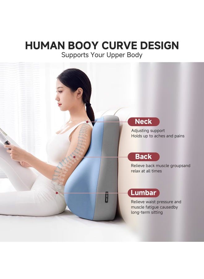 GDLKPS Adult and Teenage Bed Reading Pillow, Seated Support Cushion Sofa/Floor Seating Aid, suitable for relieving heartburn, acid reflux, back pain, and neck pain, while providing reading height support. - Image 3