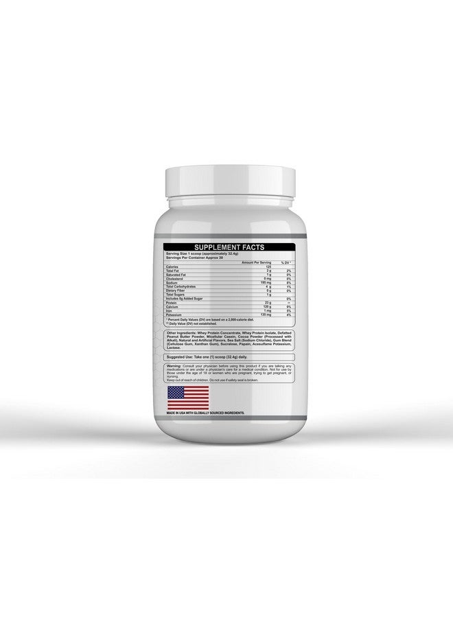 NutritionBizz Warfare 2 Lbs Advanced Whey Protein Blend 22G Protein Per Serving Amazing Flavors (2 Lbs, Chocolate Peanut Butter) - Image 2