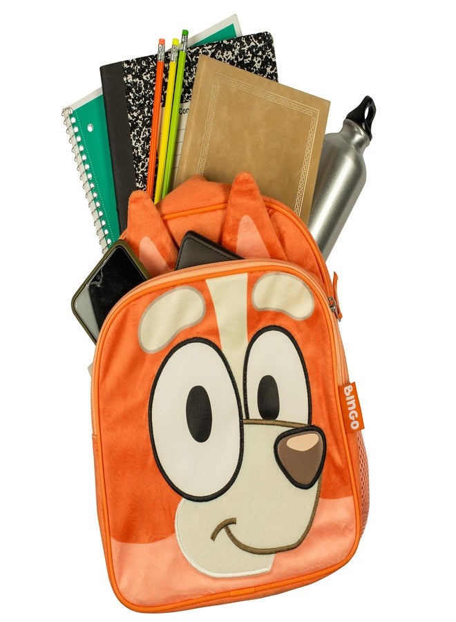 Accessory Innovations Bingo Backpack for Girls & Boys for Kindergarten & Elementary School, 12 Inch, Plush with 3D Ears & Appliques, Adjustable Straps & Padded Back, Lightweight Travel Bag for Kids - Image 5