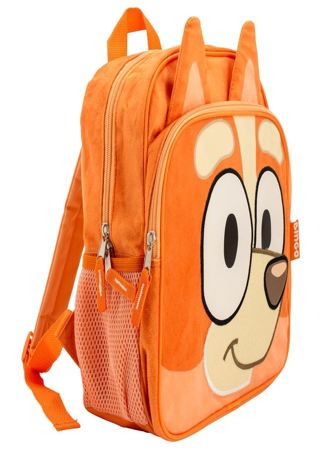 Accessory Innovations Bingo Backpack for Girls & Boys for Kindergarten & Elementary School, 12 Inch, Plush with 3D Ears & Appliques, Adjustable Straps & Padded Back, Lightweight Travel Bag for Kids - Image 2