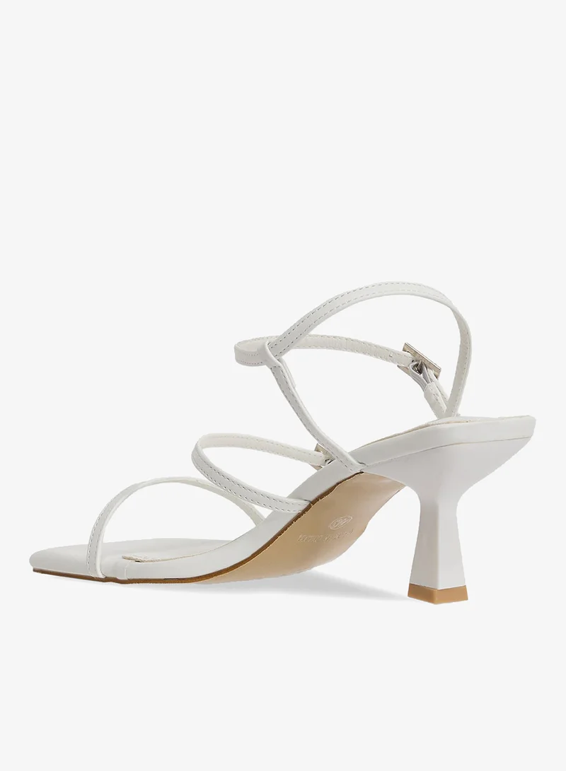 ELLA Triple Strap Heeled Sandal