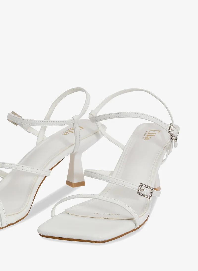 ELLA Triple Strap Heeled Sandal
