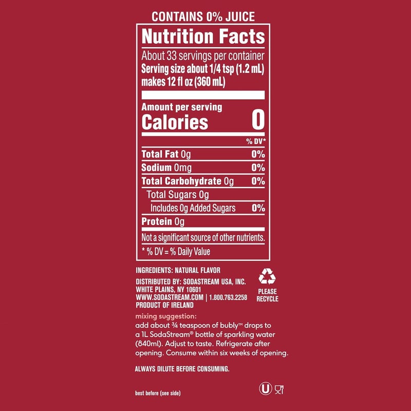 SodaStream Bubly Drops - Blackberry Flavor - Image 2