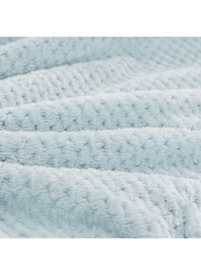 بيديليت بطانية سفر بيدلايت صغيرة الحجم مع حقيبة، قابلة للحمل والتعبئة، طقم وسادة وبطانية سفر من الجاكار 2 في 1، بطانية طائرة أساسية للسفر مع جراب للأمتعة ومشبك لحقيبة الظهر، لون أزرق - Image 5