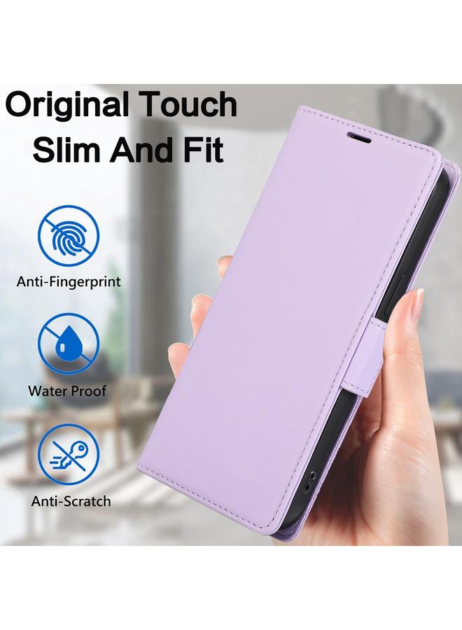 S-TOP Case For iPhone 16 Plus Side Buckle RFID Anti-theft Leather Phone Case - Image 2