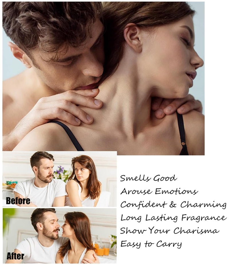 klarako Lure Her Perfume for Men - 2023 New Upgrade Golden Pheroman Cologne for Men Attract Women Gifts for Men (#2pcs) - Image 4