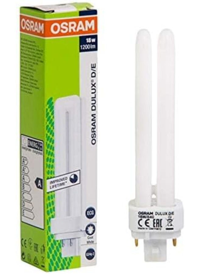 OSRAM OsRAM Home Decorative And Durable 18 Watts 4 Pin Day Light Cfl Bulb (Pack Of 3) - White - Image 3
