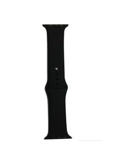 Generic Vibrant Vibe Bracelet Sports Soft Silicone Watch Band Apple Watch Series Nike+ Sports Edition 44/45mm - Black  - Image 2