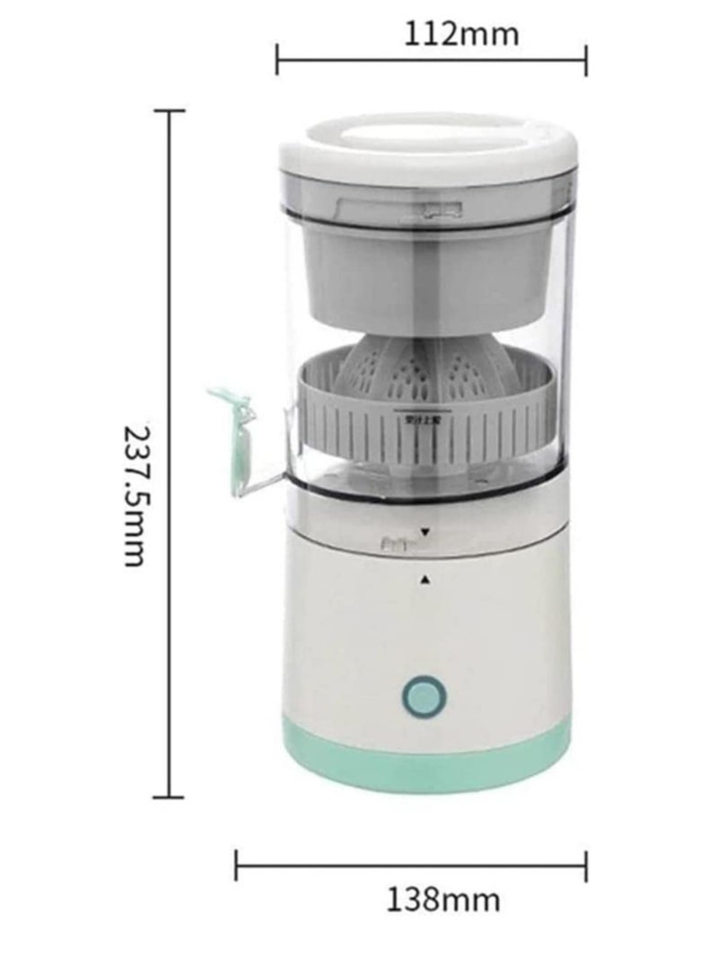 ELTRAZONE Citrus Juicer, Electric Orange Squeezer with Powerful Motor and USB Charging Cable, Juicer Extractor, Lime Juicer, Suitable for Orange, Citrus, Apple - Image 2
