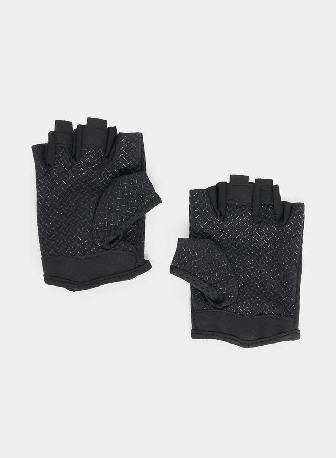 Styli Breathable Peep Silicon Grip Cross Training Gloves