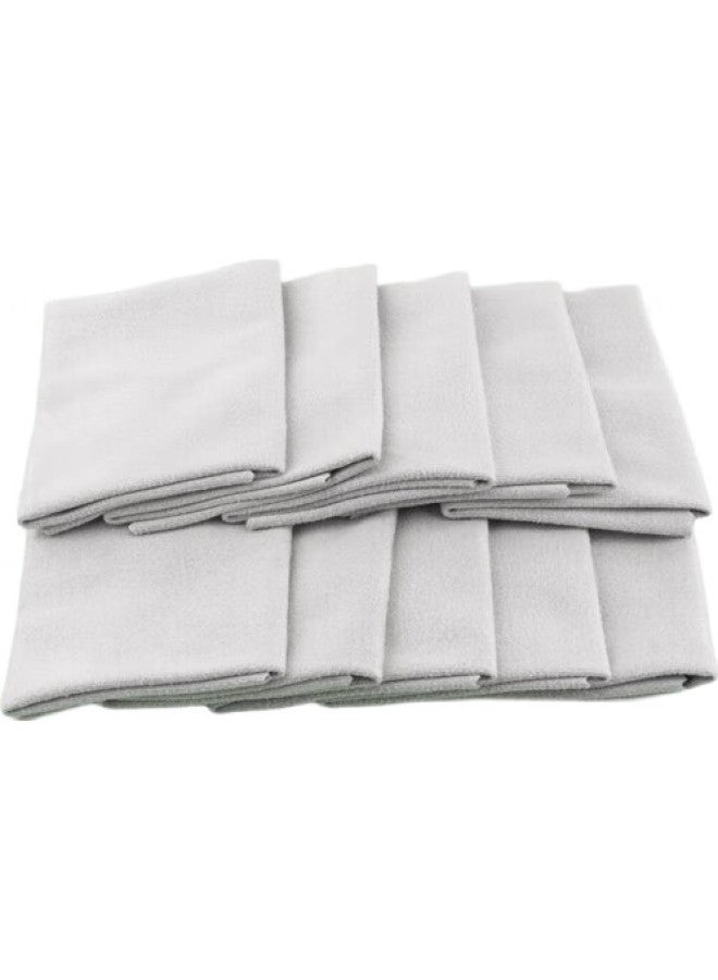 Gameking Professional High-Grade Microfiber Cleaning Cloth For Glasses, Lenses, Phones, Cameras - Pack Of 10 - Image 2
