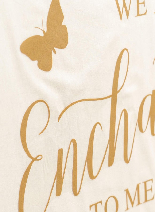 Capiont We are Enchanted to Meet You Wall Decal - Butterfly Baby Shower Decorations,Enchanted to Meet You Sign Gender Reveal Party Decor Balloon Arch Backdrop Wall Sticker (Butterfly Enchanted) - Image 4