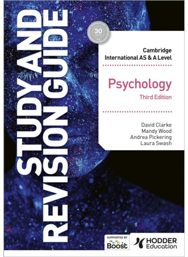 Cambridge International AS/A Level Psychology Study and Revision Guide Third Edition