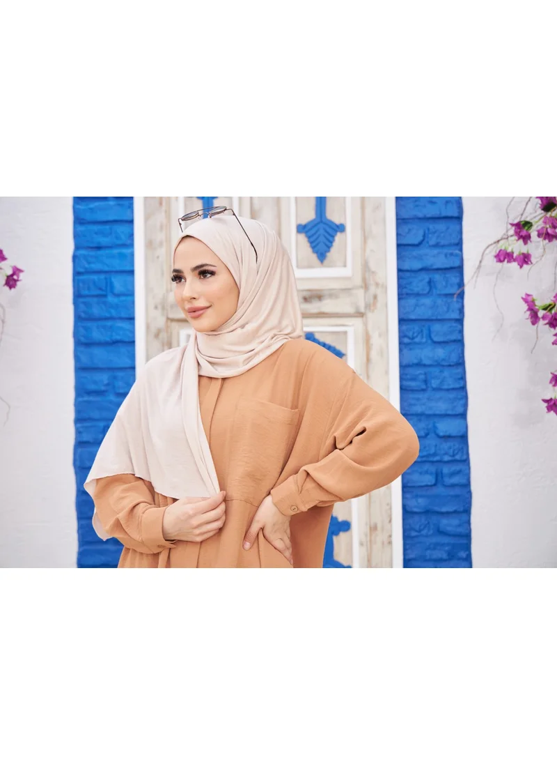 Naciye Sultan Hijab Combed Cotton Shawl Stone