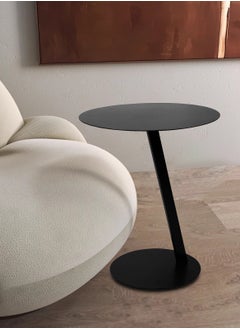 Sharpdo C Shaped Coffee Table, Iron Side Table, End Table,Couch Table,for Living Room Bedside Bathroom Office Snack Coffee Tables, Easy Assembly  - Image 3