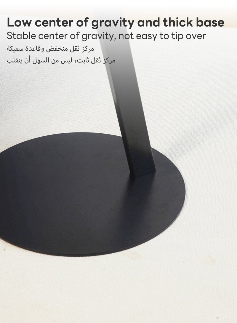 Sharpdo C Shaped Coffee Table, Iron Side Table, End Table,Couch Table,for Living Room Bedside Bathroom Office Snack Coffee Tables, Easy Assembly - Image 5