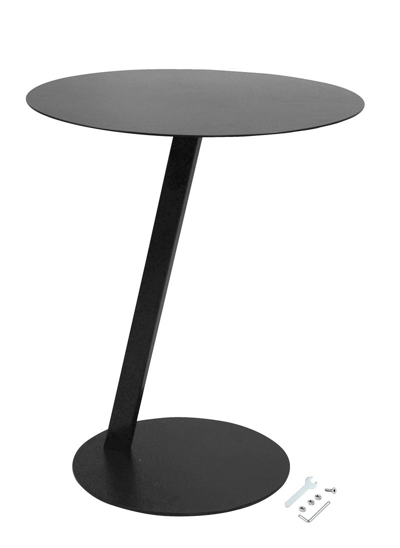 Sharpdo C Shaped Coffee Table, Iron Side Table, End Table,Couch Table,for Living Room Bedside Bathroom Office Snack Coffee Tables, Easy Assembly - Image 1