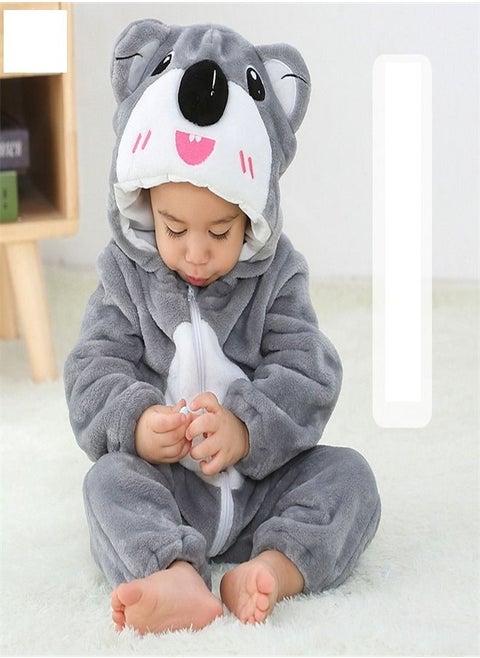 Baby Three-Dimensional Modeling Hooded Bodysuit