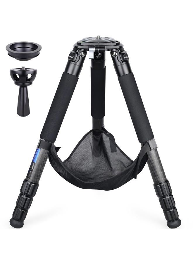 ARTCISE Heavy Duty Bowl Tripod, 10-Layer Carbon Fiber Tripod, AS90C Ultra Stable Camera tripod with 75mm bowl and adapter, 40mm leg tube, max load 88lbs/40kg - Image 1