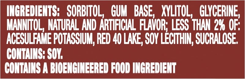 Trident Cinnamon Sugar Free Chewing Gum - 6 Pocket Packs - Image 3