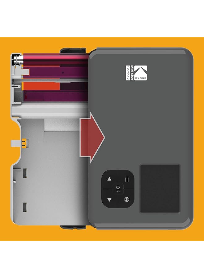 كوداك عبوة من 30 ورقة من 4Pass Real Photo مقاس 2.1 بوصة × 3.4 بوصة وخرطوشة عملية الترقق، ورق ملون وشريط قابل لإعادة التعبئة، متوافقة مع Mini 2 وMini 2 Plus وMini 2 Retro وMini Shot وMini Shot 2 Retro - Image 2