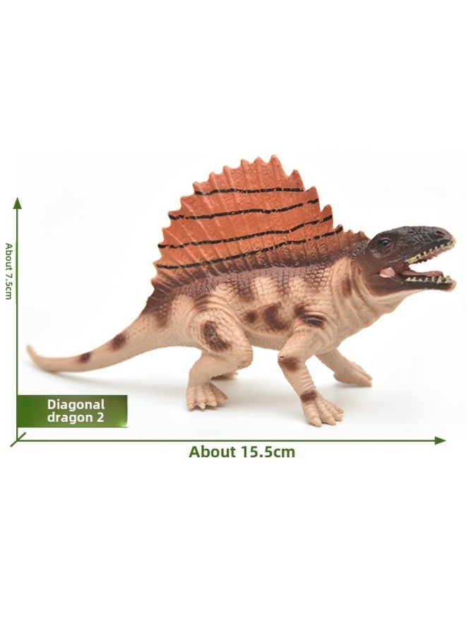 Street Stall Dinosaur Plastic Toys Realistic Animal Models Boys Toys Simulated Dinosaur Figures-Color:Solid Heterodon 50 - Image 1