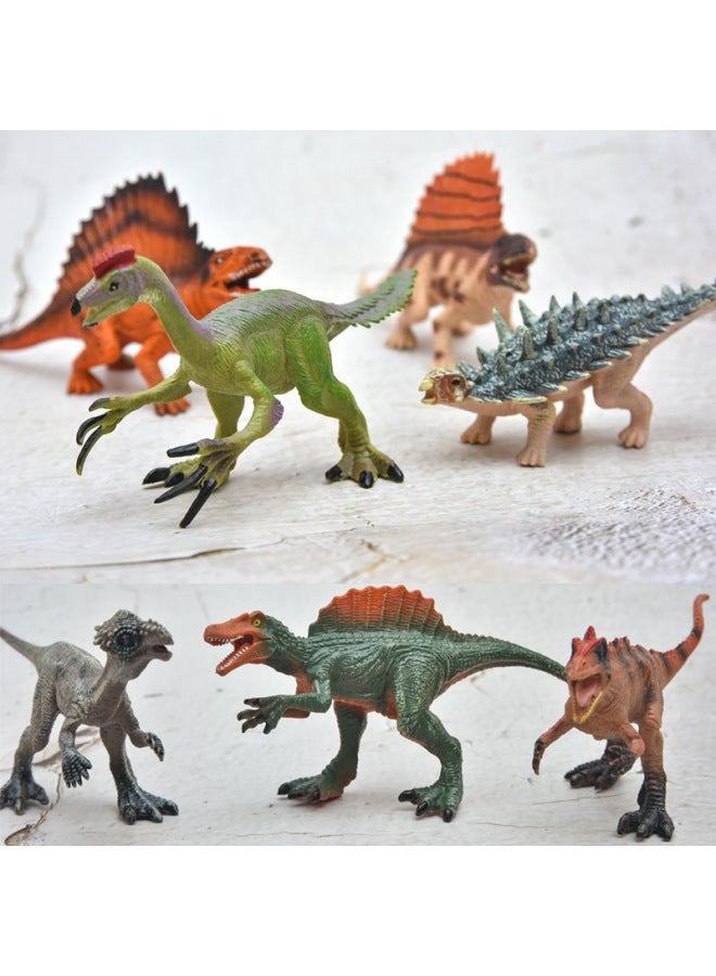 Street Stall Dinosaur Plastic Toys Realistic Animal Models Boys Toys Simulated Dinosaur Figures-Color:Solid Heterodon 50 - Image 2