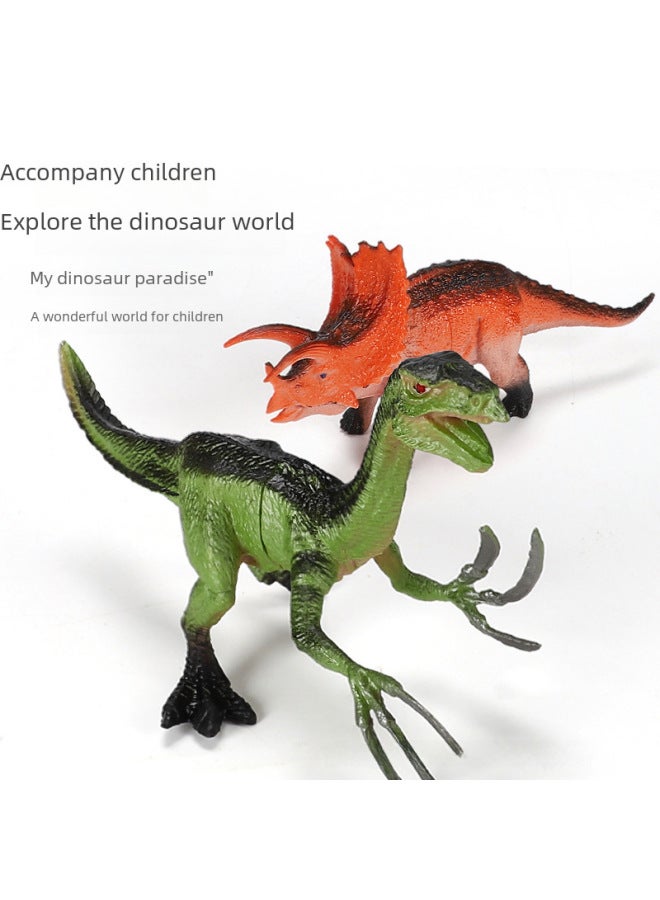 Street Stall Dinosaur Plastic Toys Realistic Animal Models Boys Toys Simulated Dinosaur Figures-Color:Solid Heterodon 50 - Image 4