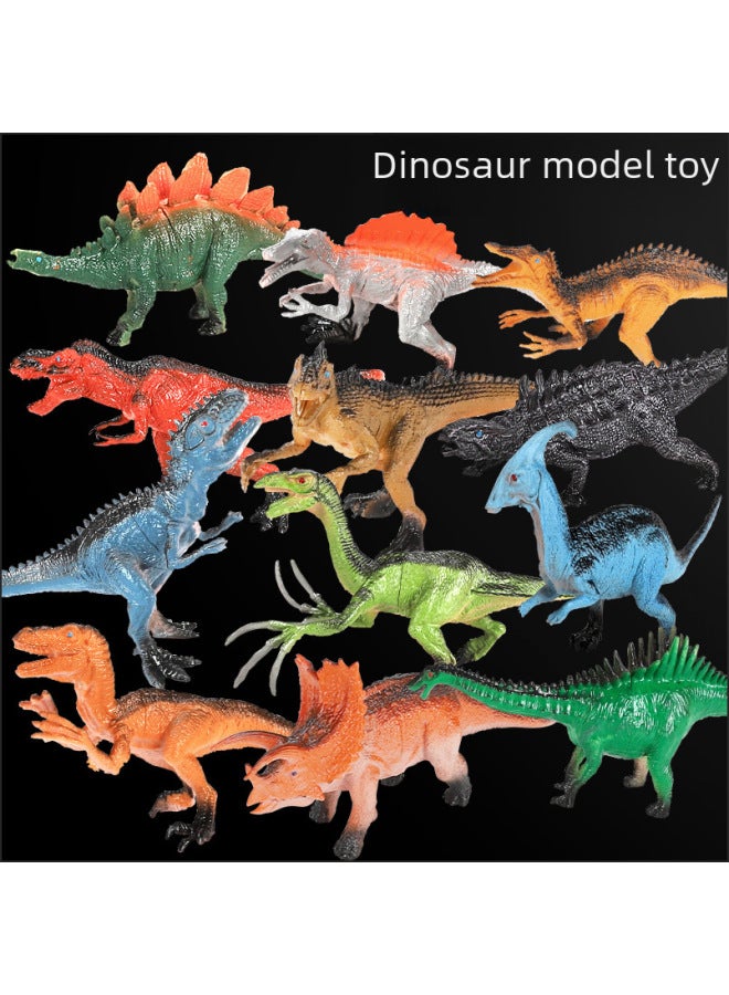 Street Stall Dinosaur Plastic Toys Realistic Animal Models Boys Toys Simulated Dinosaur Figures-Color:Solid Heterodon 50 - Image 3