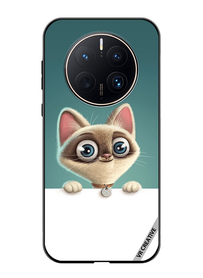 VR CREATIVE Protective Case Cover For Huawei Mate 50 Pro Cute Cat Design Multicolour - Image 1